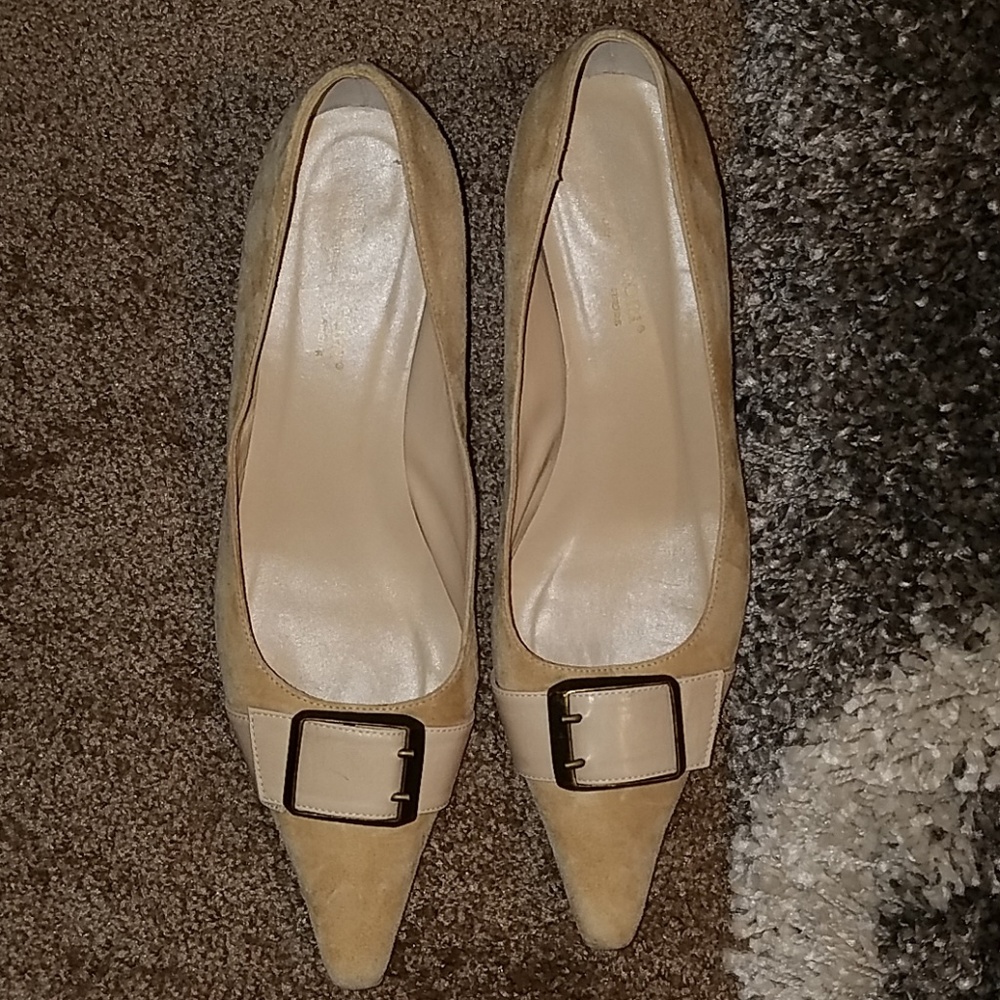 Enrico gori suede shoes made in italy
